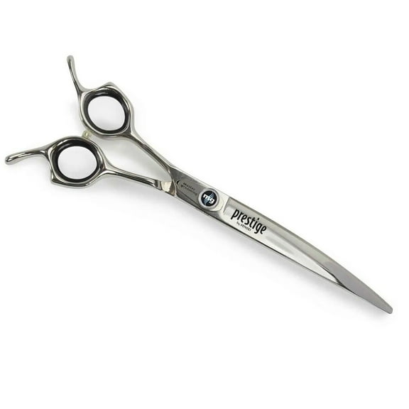 Pro Quality Lefty Reversable Shears Dog Cat Grooming Weightless Left Hand 7 Inch (7 Inch Curved Shears)