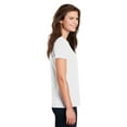 thumbnail image 4 of Gildan Ultra Cotton Women’s T-Shirt, Comfortable Short Sleeve Feminine Tee, White, Sizes S-3XL, 4 of 5