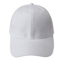 thumbnail image 3 of Hontri Canvas Baseball Cap Baseball Cap Blank Hat Solid Color Adjustable Hat White, Female White One Size, 3 of 3