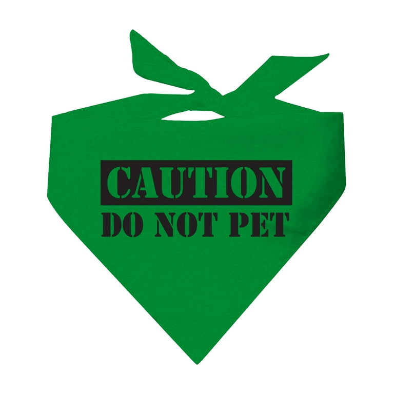 Caution dog bandana discount