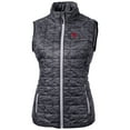 thumbnail image 2 of Women's Cutter & Buck Black Nebraska Huskers Camo Rainier PrimaLoft Eco Insulated Full-Zip Puffer Vest, 2 of 3
