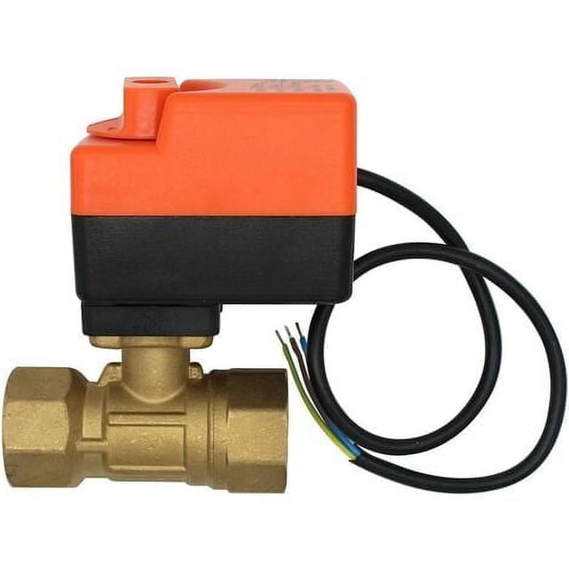 Válvula motorizada o manual Válvula de bola motorizada eléctrica de 2 vías 220V (DN25)