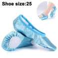 thumbnail image 1 of Ballet Pointe Shoes Girls Women Ribbon Ballerina Shoes with Toe Pads, 1 of 9