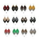 thumbnail image 5 of Qarigey Pendientes con estampado de leopardo, colgantes para niñas, adornos para el cuerpo, gotas para las orejas de cuero Type6 NO6, 5 of 6