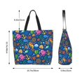 thumbnail image 5 of Naloa Sea Fish Tote Bag for Women Large Capacity Shoulder Bag for College Work Travel Shopping, 5 of 8