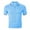 Light Blue, variant on Icvfdpl Mens Polo Shirt Fashion Short Sleeved Summer Loose Casual Breathable Lapel Tops Mens Shirts L