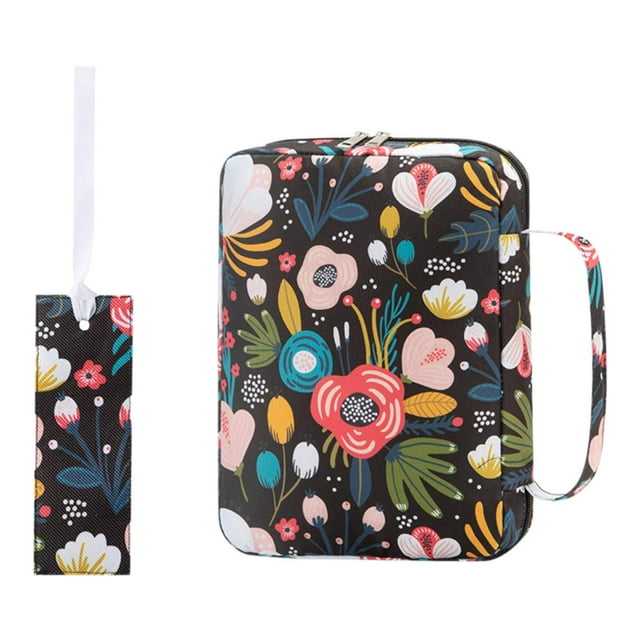 yuksok Bible Cover Multifunctional Study Book Carrying Bag for Mother Women Friends B