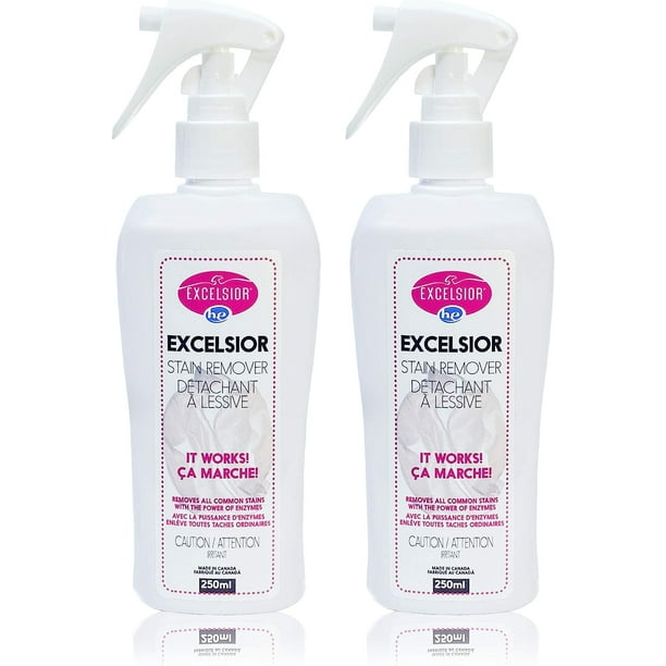 Excelsior HESTAINU Laundry Stain Remover, 625x, 250ml (2pk)
