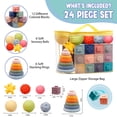 thumbnail image 2 of Set de juguetes Plunack Montessori para bebés de 6 a 12 meses con mordedor, 2 of 7