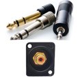 thumbnail image 3 of Adaptador de soldadura de montaje en Panel RCA hembra a conector AV de Terminal de soldadura para máquina de juegos de Audio de TV núcleo amarillo, 3 of 10