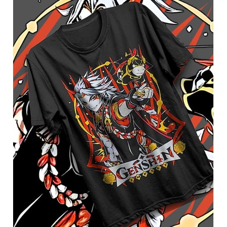 Arataki Itto Genshin Impact Japan Aesthetic Anime Japanese Gaming T-Shirt, Anime Waifu Shirt