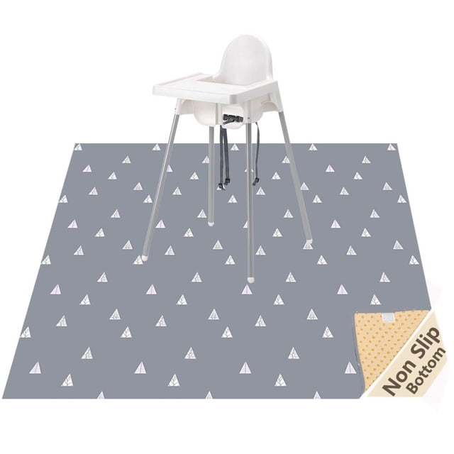 Alfombra Antiderrames para Bebé WOMUMON 130x130 cm Impermeable y Antideslizante
