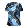 thumbnail image 7 of ATENAR T Shirts for Women Printed Soft Womens Shirts Lightweight Tee Navy 2XL, 7 of 7