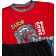 thumbnail image 3 of Quad Seven Boys Pajama Set Breathable Graphic Sleep Shirt, Pajama Pants & Lounge Shorts 3 Piece, 3 of 7