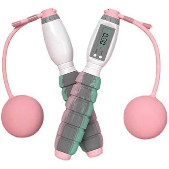 Jump Ropes,Exerciser Equipments Gym Training Ropeless Jump Rope with Digital Calories Counter Fitness Cordless