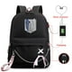 thumbnail image 1 of Attack On Titan Mochila Cinta Usb Carga Mochila Vaca Mochila Estudiante Mochila, 1 of 2