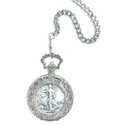 American Coin Treasures American Coin Treasures Silver Walking Liberty Half Dollar Men's Pocket Watch Round