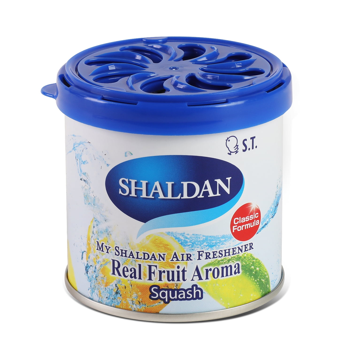 80g Blue Limonene Gel Can Room / Car Air Freshener with Squash Scent
