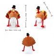 thumbnail image 1 of Sombreros de pavo para adultos, accesorio de disfraz de Acción de Gracias para fiesta de cumpleaños y Navidad, novedad, 1 of 4