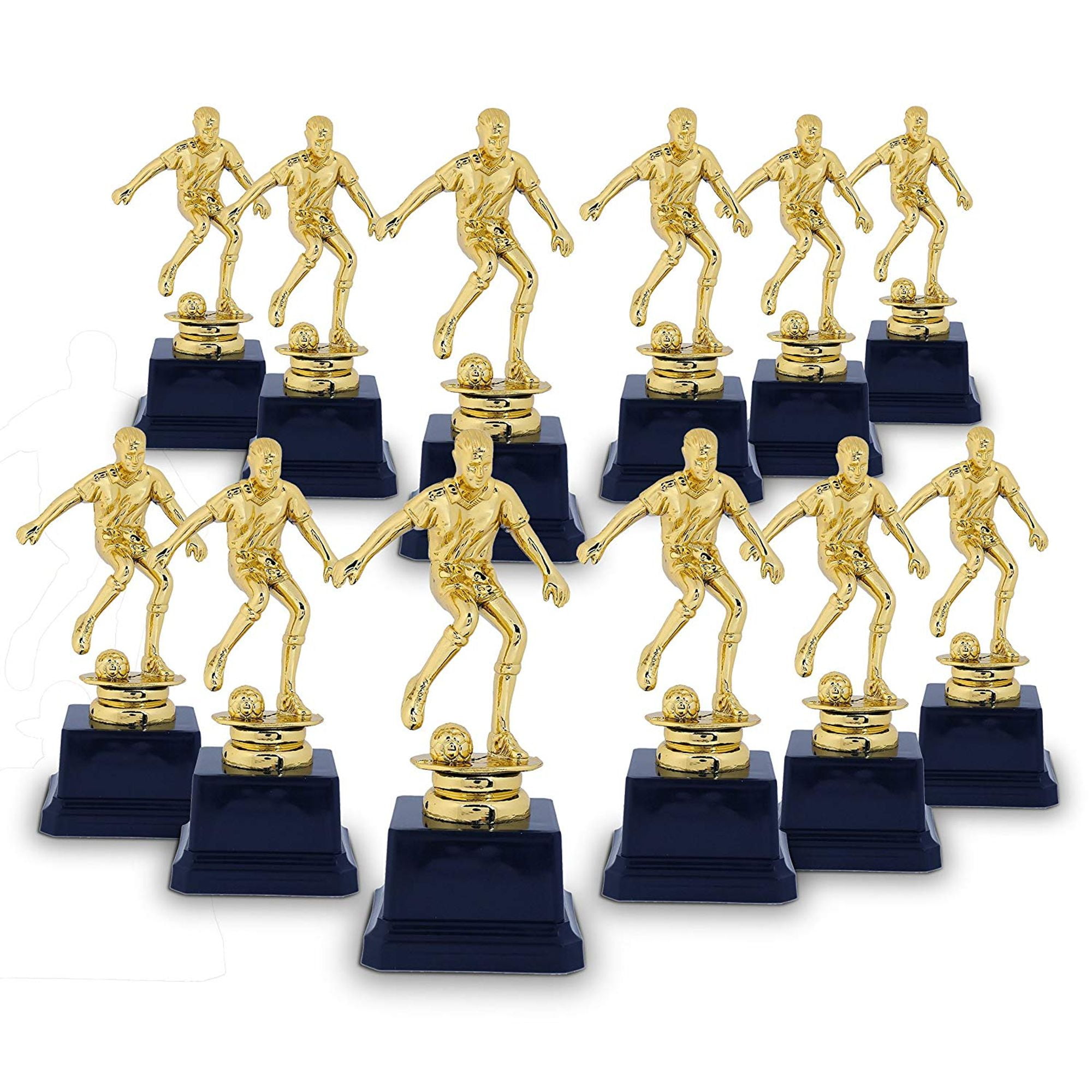 Soccer Trophy 12Pack Soccer Gold Trophies Awards Recognition for
