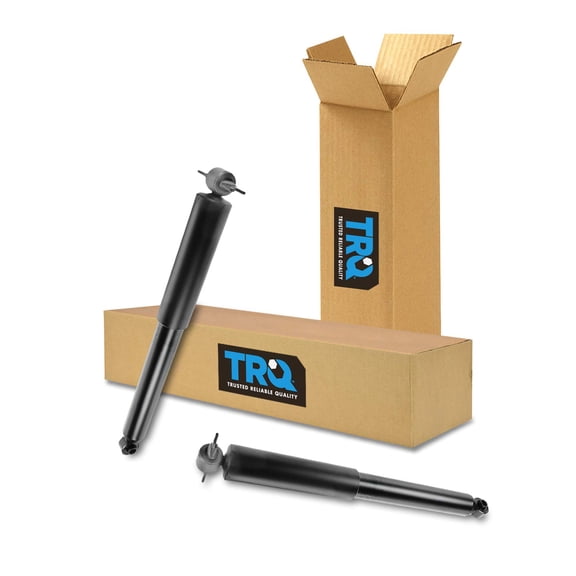 TRQ Rear Shock Absorber Left Driver Right Passenger Pair for 97-06 Jeep Wrangler SBA60272