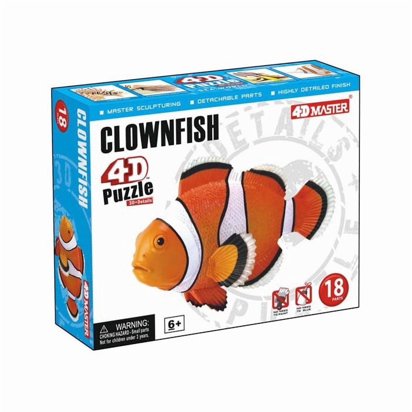 4D Master 4D Puzzle - Clownfish: 18 Pcs