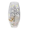 thumbnail image 1 of Christmas Led Glass Decor Winter Reindeer 8.65", 1 of 3