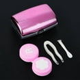thumbnail image 4 of Contact Lenses Storage Box Contact Lens Case Container Holder Box Eyes Care (Rose Red), 4 of 5