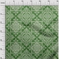 thumbnail image 3 of oneOone Cotton Silk Green Fabric Asian Block Sewing Craft Projects Fabric Prints By Yard 42 Inch Wide, 3 of 4