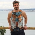 thumbnail image 6 of Salouo Butterfly and Bloom Beauty for Men's Tank Tops,Sleeveless Muscle Shirts for Men Quick Dry Workout Tank Top Gym Muscle Tee Fitness Bodybuilding Sleeveless T Shirt-4X-Large, 6 of 7