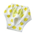 thumbnail image 2 of Moxufan Pet Menstrual Pants Comfortable Absorbent Dog Diapers Prevent Mess Cartoon Patterned Breathable Shorts Underwear Princess Pet Panties Dog Clothes,Yellow, 2 of 8