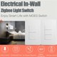 thumbnail image 2 of Tuya Zigbee interruptor de hogar inteligente interruptor de luz SpringBack Control de voz, 2 of 8