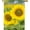 Multi1, variant on Seasonal Sunflowers Yellow Floral Flowers Summer Spring Nature Landscape House Flag 28 x 40 Inch, Double Sided Large Garden Yard Welcome Flags Banners for Home Lawn Patio Outdoor Decor