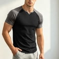 thumbnail image 4 of Guluxicc T Shirt for Mens V Neck Short Sleeve Casual T-Shirt, 4 of 5