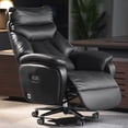 thumbnail image 4 of Kinnls Coast Fully Reclining Modern Minimalist Ergonomic Office Chair (Black）, 4 of 16