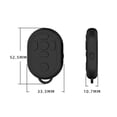 thumbnail image 3 of Mini Multifunctional Bluetooth Remote Control for Mobile Phone - Camera Shutter, Video Scroll, eBook Page Turner, Universal Compatibility, Black, 3 of 8