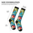 thumbnail image 2 of Lsque Japanese Koi Pattern Sport Compression Socks for Men & Women 15-20 mmHg Knee High Nurse Pregnant Running Medical and Travel Athletic, 2 of 6