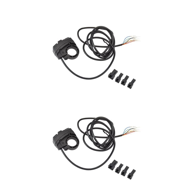Greeniant Interruptor de manillar, accesorio de bicicleta eléctrica, pieza de manillar para reemplazo 48V 2piezas Greeniant CBP199938
