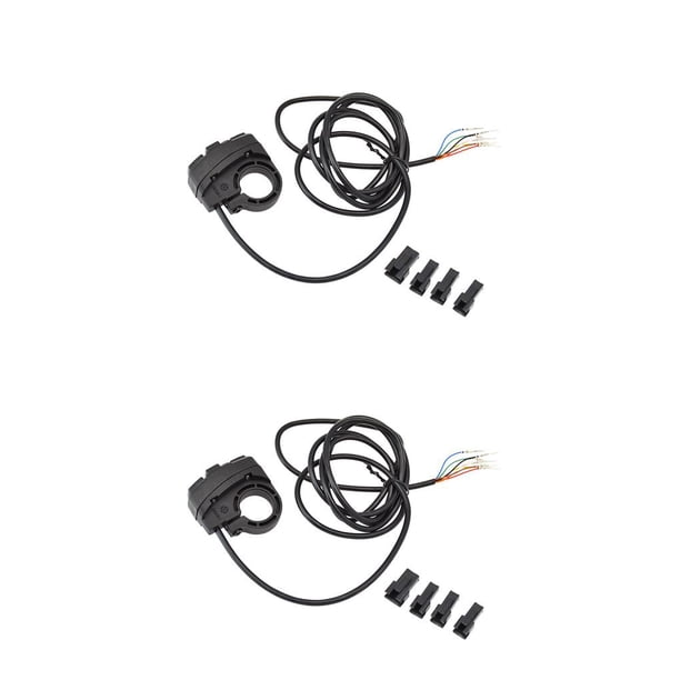 Interruptor de manillar Eigraketly accesorio bicicleta eléctrica 36V 2piezas