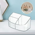 thumbnail image 6 of Cosmetic Box Makeup Holder , Bathroom Organizer, Case Cosmetic Display, Makeup Organizer for Bathroom ,Jewelry ,Bedroom Desktop Countertop Small and White, 6 of 8