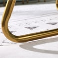 thumbnail image 3 of Soft Silky Velvet - Ergonomic Curved Back - Bedroom Accent - Scratch - Free Floor Protection, 3 of 5