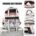 thumbnail image 4 of JIALIOU Mini Backpack Purse for Women Quilted Casual Daypack Small Travel Shoulder Bag, Dogs Heart-shaped Balloons, 4 of 7