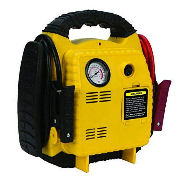 GreatWay Jumpstarter with Air Compressor and LED Light, 12 Volts, 900 Peak  Amps, Model# GM038C