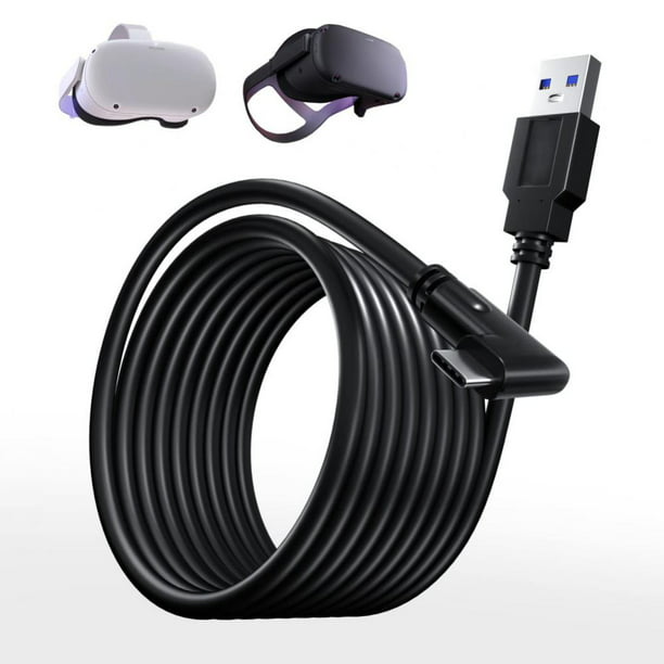 ikke respons udsagnsord Link Cable 10FT Compatible for Oculus Quest 2, VR Headset Cable for Oculus  Quest 2 / Quest 1, USB 3.0 Type A to C High Speed Data Transfer Charging  Cord - Walmart.com