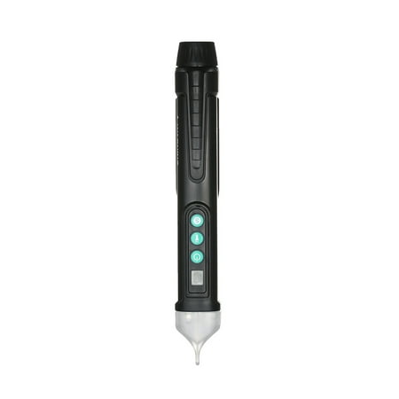 FUYI Portable Non-contact AC Voltage Tester Pen Shaped Electricity Detector Test V～Alert Detector with LED Flashlight Alarm Mode & Live/Null Wire Adjustable (Best Flashlight For The Money)