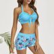 thumbnail image 1 of Trajes de baño tankini para mujer Trajes de baño de dos piezas con estampado de moda para mujer Tirantes ajustables Sin espalda Trajes de baño para mujer Trajes de baño tankini para mujer, 1 of 7