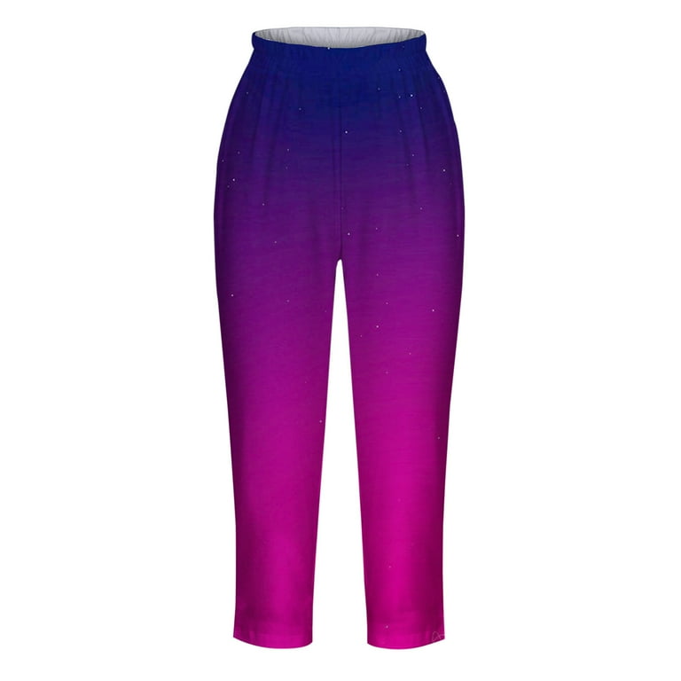 NSLGXD Stretchy Capri Leggings for Women 2024 Knee Length Yoga