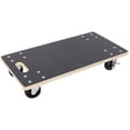 thumbnail image 6 of Furniture Moving Wooden Dolly with 4 PP Wheels (2 with Brakes), 22-1/2x11-3/8 Inch, Heavy Duty Rolling Mover Supports Up to 1320 Lbs for Piano, Couch, Fridge, Washing Machine & Large Planters, 6 of 9