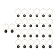 thumbnail image 4 of 26Pcs Glass Drink Markers Tags Black, 4 of 9