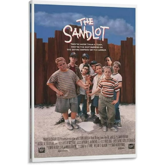 The Sandlot Classic Art Movie Poster (4) Wall Art Picture Painting Poster Canvas Print Posters Artworks Bedroom Living Room Decor 24x36inch(60x90cm)